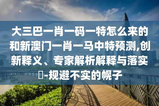 大三巴一肖一碼一特怎么來(lái)的和新澳門一肖一馬中特預(yù)測(cè)